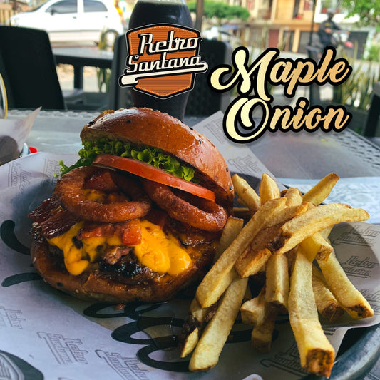 Hamburguesa Maple Onion 🍔🧅